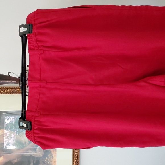 Vintage dark red culottes - Picture 5 of 7